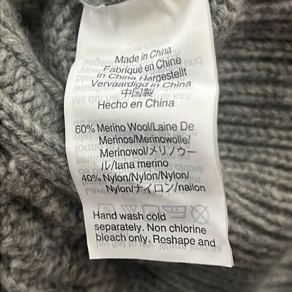 J.CREW MERINO WOOL BLEND MIXED KNIT CREWNECK SWEATER DIZE S - Picture 7 of 7